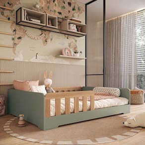 Cama Infantil Montessoriana Casal em MDF Tony Mobikasa