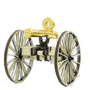 Miniatura De Montar Metal Earth Wild West Gatlin Gun MMS188