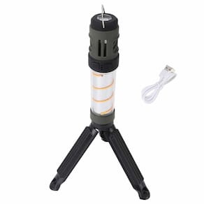 Lampada Repelente Lanterna LED Afasta Inseto Mosquito Acampamento USB Bateria Recarregavel Segurança Proteçao