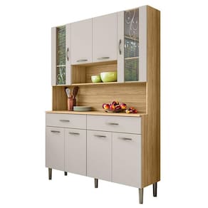 Kit Cozinha Golden Plus 8 Portas Freijó Soft - Kits Paraná