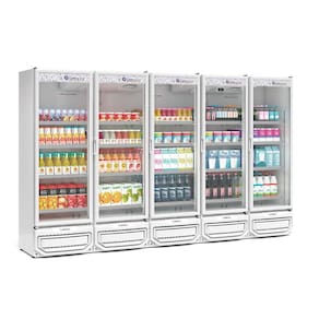 Refrigerador Expositor Vertical 2500 Litros Branco 220V Gelopar GCVR-2500