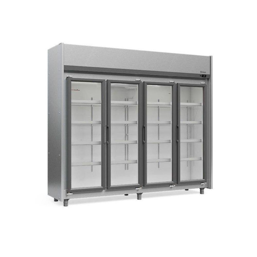 Geladeira/refrigerador 1580 Litros 4 Portas Inox - Gelopar - 110v - Geas-4p Ti