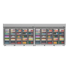 Refrigerador Expositor Vertical 3920 Litros Inox 220V Gelopar GEAS-10P TI