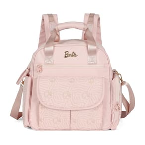 Bolsa Mochila Maternidade Bebê Meninas Barbie com Trocador
