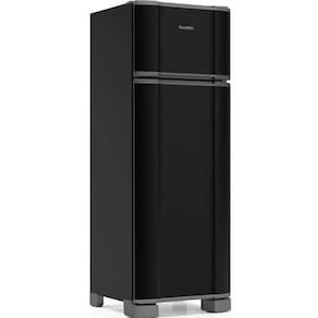 Geladeira Esmaltec 306L Degelo Manual e Compressor Inverter RCD38 Pro Preta