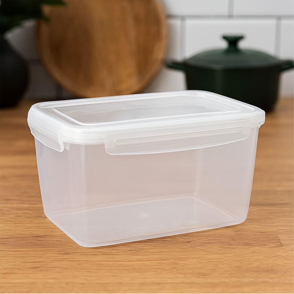 Pote Hermético Cozinha 2,4 Litros Porta Mantimentos para grãos arroz ração Resistente