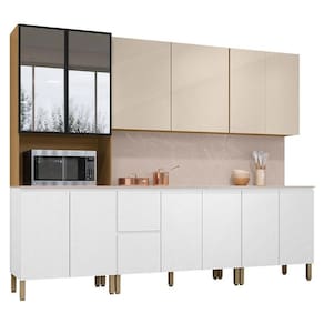 Cozinha Modulada Art 6 Peças Composição 6 Freijó Ártico Soft – Kits Paraná