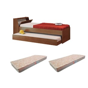 Cama Solteiro Bicama Com 2 Colchões Ditália BB-28 Diamond CZ