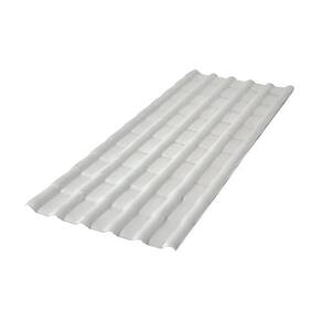 Telha Pvc Colonial Plan 2,42X0,88 Concreto Dvg Precon