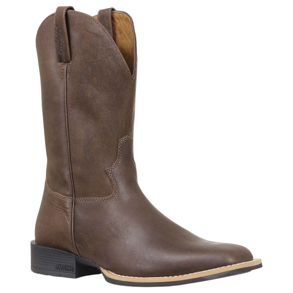Bota Masculina Café Bico Quadrado Jácomo 38110