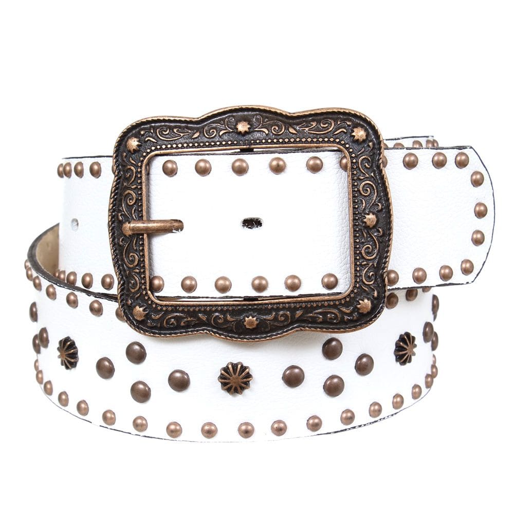 Cinto Country Branco Cow Way 35506