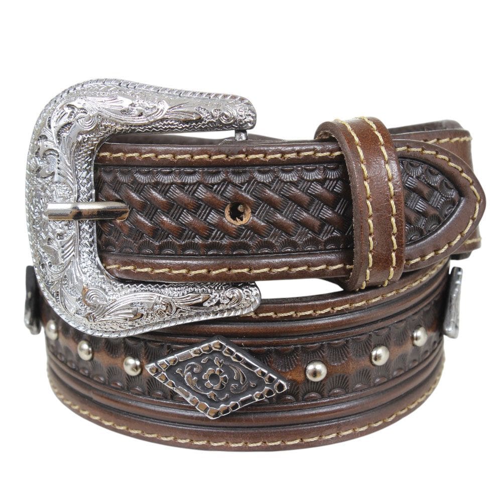 Cinto Infantil Marrom com Apliques Cow Way 38102