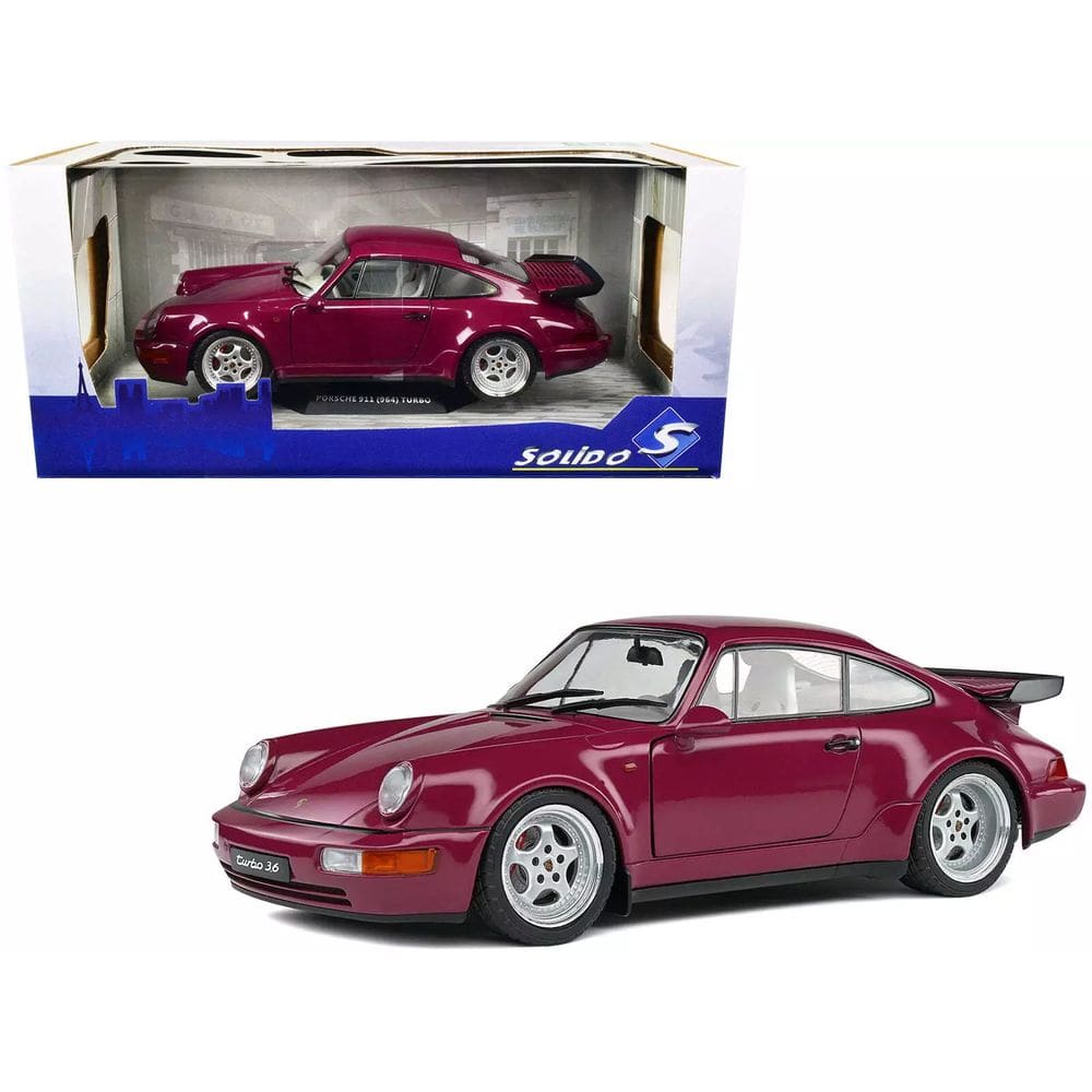 Miniatura Porsche 911 (964) Turbo 1991 Solido 1/18