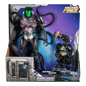 Boneco Brainiac Vs Batman Dc Comics Metal Force Sunny 4189