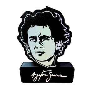 Luminária Abajur Led 3D Ayrton Senna Exclusivo Decoração
