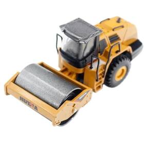 Miniatura Huina 1815 Escala 1/60 Rolo Compactador Metal