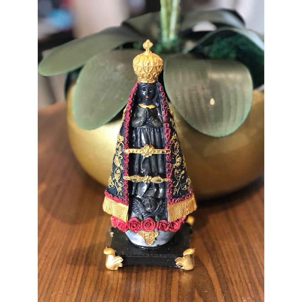 Estatueta de Resina Nossa Senhora de Aparecida 19CM