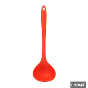 Concha de Silicone 28cm Vermelho - Tudo em Caixa
