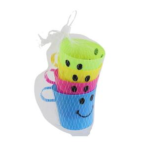 Copo de Plástico 250ml 4 Peças Sorrisos Color - Tudo em Caixa