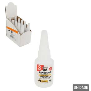 Cola Instantânea 20g Rendbond Alta Viscosidade - Tudo em Caixa