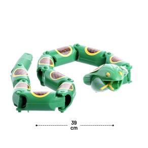 Cobra de Plástico 39cm Articulada Maluca - Tudo em Caixa