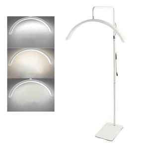 Luminaria Piso Led 36w Meia Lua Arco Estestica Dentista Salao Beleza Spar Casa