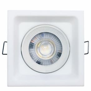Spot Led Deep Quadrado 5w 3000k Branco Embutir - Areas Internas