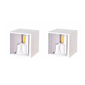 Arandela Mini Led 2w 3000k Facho Ajustável Branca - Areas Internas