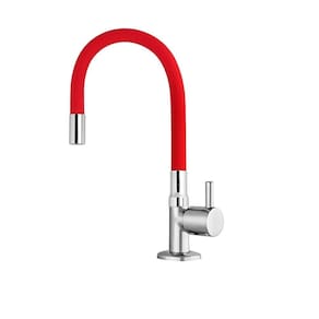 Torneira para Cozinha de Mesa Kelly Metais 4495 C59 - Gourmet 1/4 de Volta Vermelho