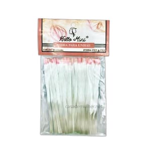 Fibra Para Unhas Com 50 Unidades Hello Mini Fv001