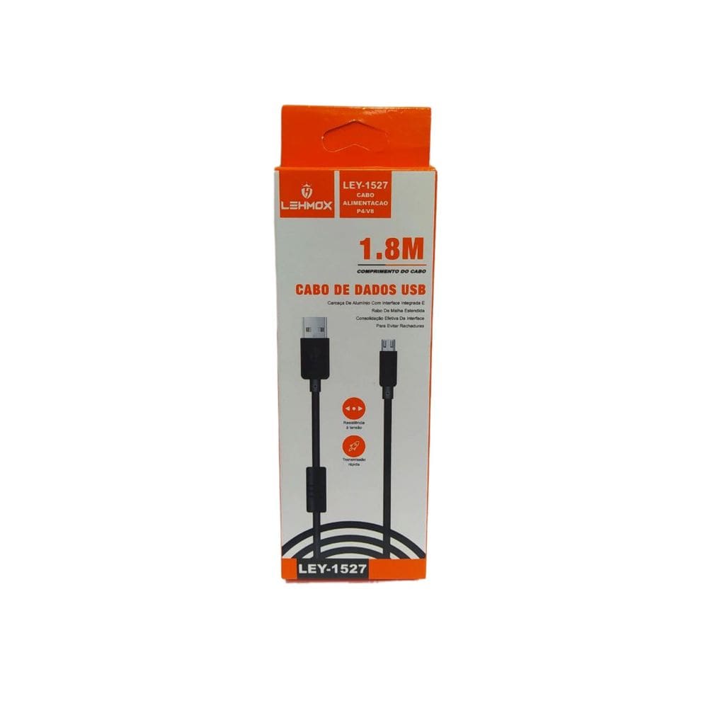 Cabo De Dados Usb X Micro Usb 1.8M - Lehmox