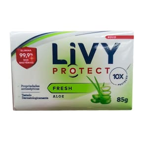 Sabonete em Barra Livy Protect Fresh Aloe 85g