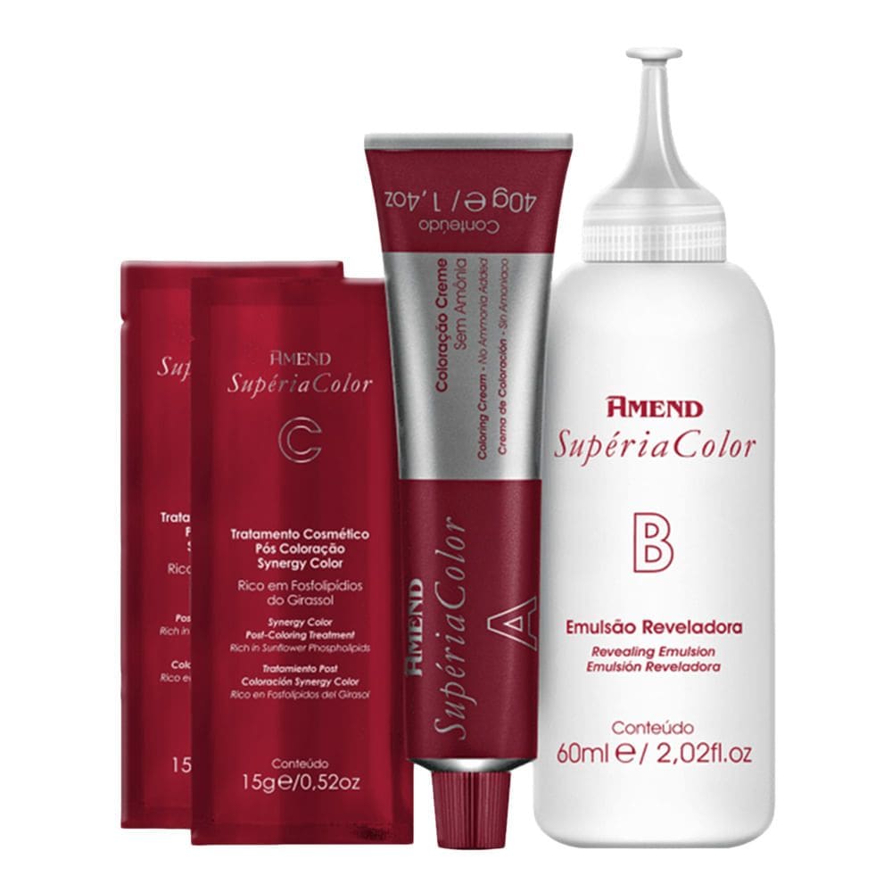 Tonalizante Amend Supéria Color 6626 Vermelho Marsala
