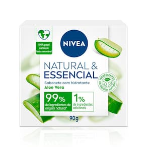 Sabonete em Barra Nivea Natural e Essencial Aloe Vera 90g