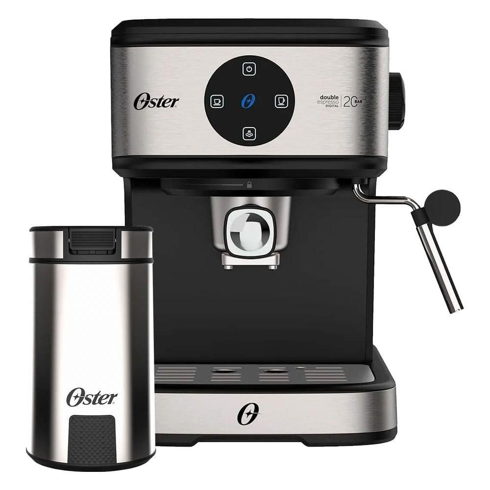 Kit Espresso Oster - Cafeteira Double E Moedor De Café 110V