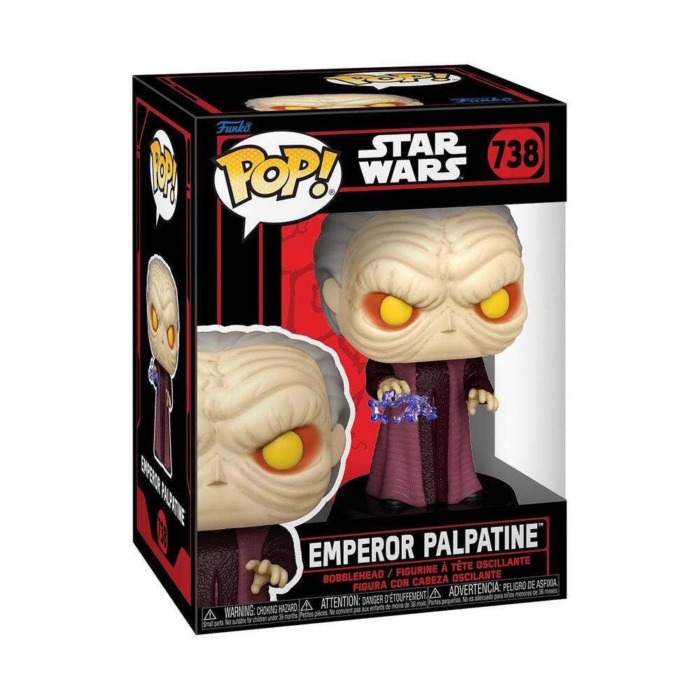 Boneco de ação Funko Pop! Star Wars: Darkside: Imperador Palpatine