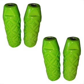 2 PARES Apoio Pedaleira Bmx Pezinho Trolinha Suporte De Pé Aluminio Verde Neon Bicicleta Bike