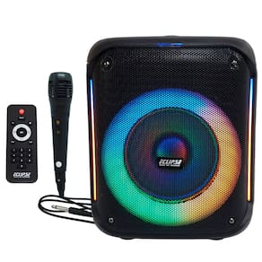 Caixa Som Bateria com Microfone 800W Rms Bluetooth Portátil Fm Usb Controle Remoto Eclipse E-X8