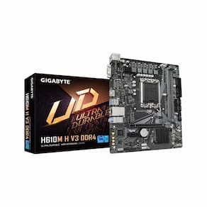 Placa-Mãe Gigabyte H610M-H V3, DDR4, LGA 1700, mATX