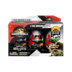 Jurassic Captivz Rebirth 3 Peças - Fun Divirta-se