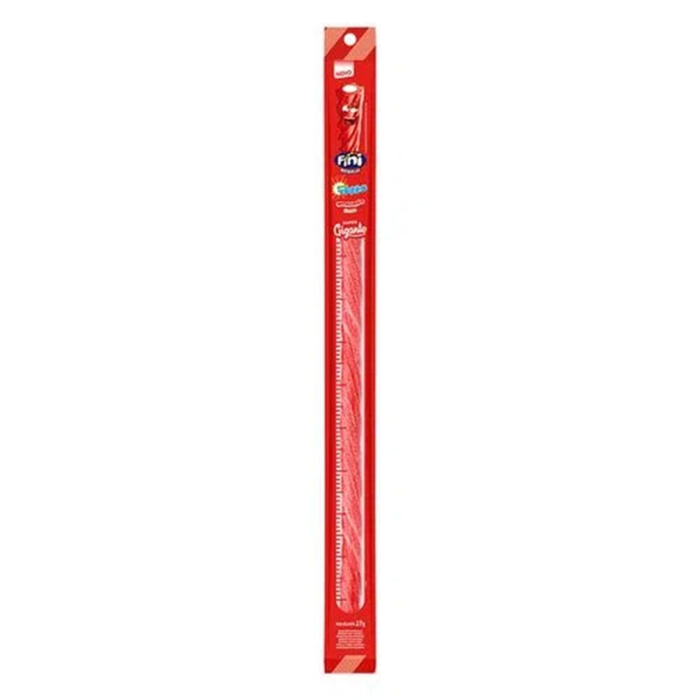Balas Fini Tubes de Morango Cítrico Super Gigante 27g