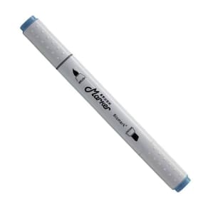 Marcador Brush Marker 2 Pontas Azul Bebe 066 Bismark