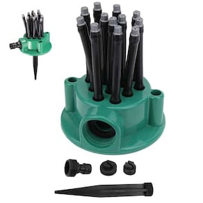 Aspersor Pulverizaçao 360 Graus Irrigaçao Quintal Jardim Mangueira Rega Canteiro Planta Horta Gramado Sprinkler Ar Livre