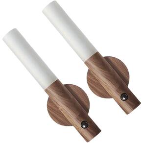 Luminaria Sensor Movimento Presença Kit 2 Uni Recarregavel Luz Led Usb Parede Iluminaçao Quarto Sala Decoraçao Casa