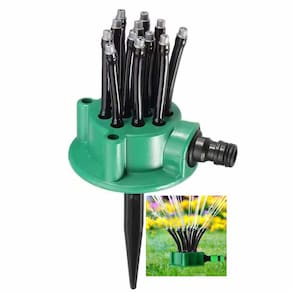 Aspersor Pulverizador Irrigaçao 360 Graus Mangueira Jardim Quintal Rega Plantaçao Horta Canteiro Gramado Sprinkler Ar Livre