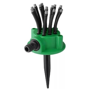 Aspersor Pulverizador 360 Graus Irrigaçao Jardim Flexivel Mangueira Rega Planta Canteiro Quintal Gramado Sprinkler
