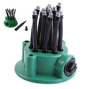 Aspersor Pulverizador 360 Graus Irrigaçao Jardim Quintal Canteiro Mangueira Rega Plantaçao Gramado Horta Ar Livre