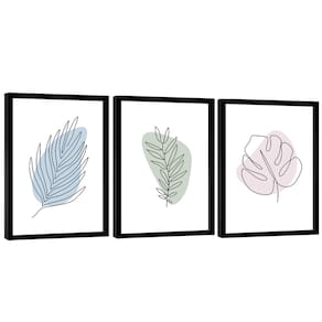 Quadro Decorativo Minimalista Abstrato Floral