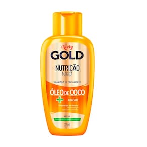 Shampoo Niely Gold Nutrição Mágica Óleo de Coco + Abacate 275ml
