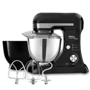 Batedeira Planetária Philco PBP600P Turbo Inox Double Bowl 600W110V